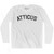 Atticus Adult Cotton Long Sleeve T-shirt - White