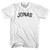 Jonas Womens Cotton Junior Cut T-Shirt - White