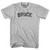 Bruce Womens Cotton Junior Cut T-Shirt-Grey Heather