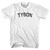 Tyson Womens Cotton Junior Cut T-Shirt-White