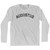 Augustus Adult Cotton Long Sleeve T-shirt - Grey Heather