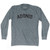 Adonis Adult Tri-Blend Long Sleeve T-shirt-Athletic Grey