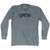 Drew Adult Tri-Blend Long Sleeve T-shirt-Athletic Grey