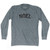 Noel Adult Tri-Blend Long Sleeve T-shirt - Athletic Grey