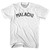 Malachi Womens Cotton Junior Cut T-Shirt - White