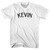 Kevin Womens Cotton Junior Cut T-Shirt - White