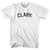 Clark Womens Cotton Junior Cut T-Shirt-White