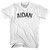 Aidan Womens Cotton Junior Cut T-Shirt - White