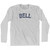 BELL Adult Cotton Long Sleeve T-shirt - Grey Heather
