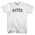 BATES Womens Cotton Junior Cut T-Shirt - White