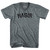 Nasir Adult Tri-Blend V-neck Womens Junior Cut T-shirt - Athletic Grey