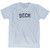 BECK Adult Tri-Blend T-shirt - Athletic White