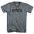 Ryder Adult Tri-Blend V-neck Womens Junior Cut T-shirt - Athletic Grey