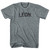 Leon Womens Tri-Blend Junior Cut T-Shirt-Athletic Grey