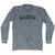 Kaiden Adult Tri-Blend Long Sleeve T-shirt - Athletic Grey