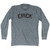 Erick Adult Tri-Blend Long Sleeve T-shirt - Athletic Grey