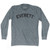 Everett Adult Tri-Blend Long Sleeve T-shirt-Athletic Grey