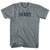 Hugo Womens Tri-Blend Junior Cut T-Shirt-Athletic Grey