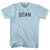 BEAN Adult Cotton T-shirt - Light Blue