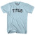 Titus Adult Cotton T-shirt - Light Blue