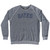BATES Adult Tri-Blend Sweatshirt - Athletic Grey