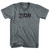 Zion Adult Tri-Blend V-neck T-shirt - Athletic Grey
