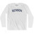 BENSON Adult Cotton Long Sleeve T-shirt - White