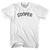 Cooper Youth Cotton T-shirt-White