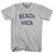 Beach Vaca Youth Cotton T-Shirt - Grey Heather