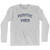 Positive Vibes Adult Cotton Long Sleeve T-Shirt - Grey Heather
