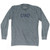 Ciao Adult Tri-Blend Long Sleeve T-Shirt - Athletic Grey