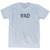 Rad Adult Tri-Blend T-Shirt - Athletic White