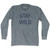Stay Wild Adult Tri-Blend Long Sleeve T-Shirt - Athletic Grey