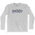 Paddy St. Patricks Day Adult Cotton Long Sleeve T-shirt-Grey Heather