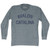 Avalon Catalina Adult Tri-Blend Long Sleeve T-shirt - Athletic Grey
