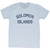 Solomon Islands Adult Tri-Blend T-shirt - Athletic White