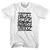 Alphabet Adult Cotton T-shirt - White