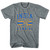 India 90's Running Team Cotton Youth T-shirt - Athletic Grey