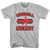 Venezuela 90's Cricket Team Cotton Youth T-shirt - Grey Heather