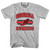 Georgia 90's Running Team Cotton Adult T-shirt - Grey Heather