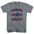 Denmark Republic 90's Cricket Team Tri-Blend Adult T-shirt-Athletic Grey