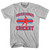 South Korea 90's Cricket Team Cotton Adult T-shirt - Grey Heather