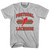 Portugal 90's Lacrosse Team Cotton Adult T-shirt - Grey Heather