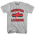 Singapore 90's Lacrosse Team Cotton Adult T-shirt-Grey Heather