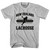New Zealand 90's Lacrosse Team Cotton Adult T-shirt - Grey Heather