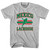 Mexico 90's Lacrosse Team Cotton Adult T-shirt - Grey Heather