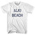 Washington Alki Beach Womens Cotton Junior Cut Vintage T-shirt - White