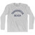 Guam Tanguisson Beach Adult Cotton Long Sleeve Vintage T-shirt - Grey Heather