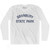 Vermont Branbury State Park Adult Cotton Long Sleeve Vintage T-shirt - White