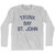 U.S. Virgin Islands Trunk Bay, St. John Adult Cotton Long Sleeve Vintage T-shirt - Grey Heather